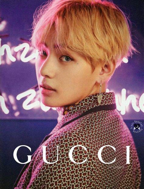 kim taehyung gucci clothes|taehyung Gucci earring.